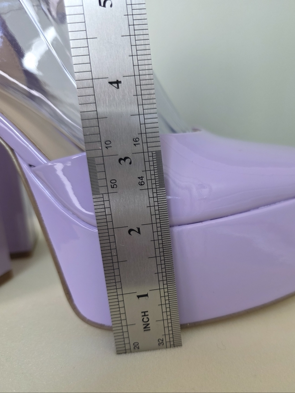 BP. Danni Platform Pump Square Toe, Lilac Purple – Size 7.5M - Great Condition! - Picture 9 of 16